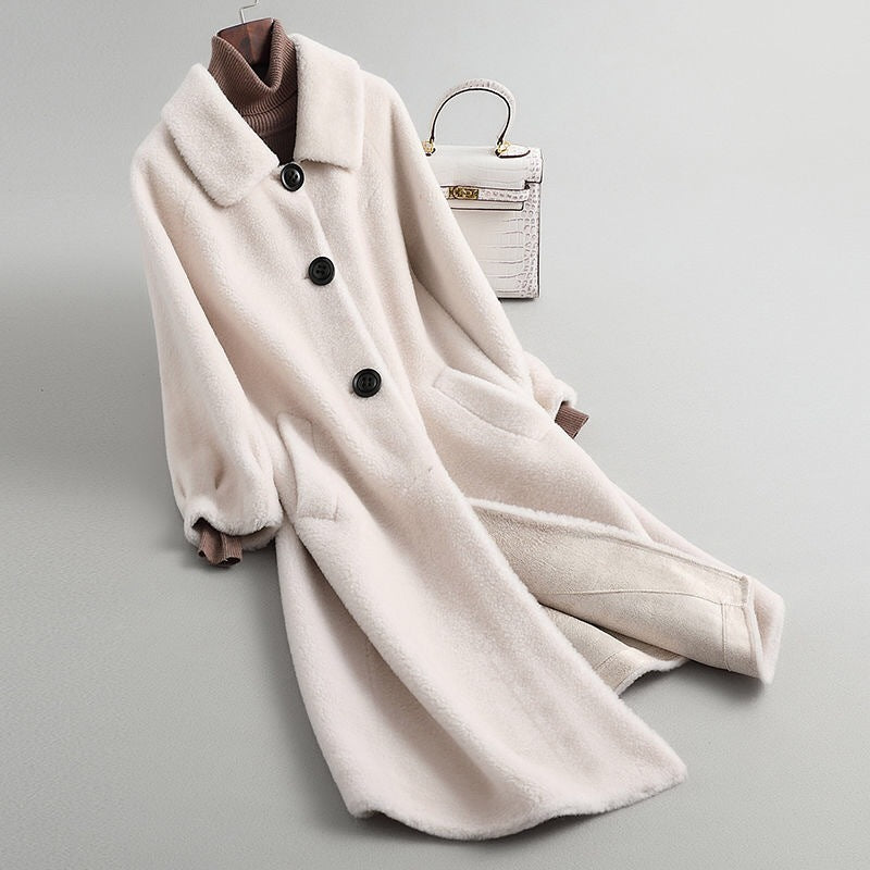 New style sheep shearing coat women