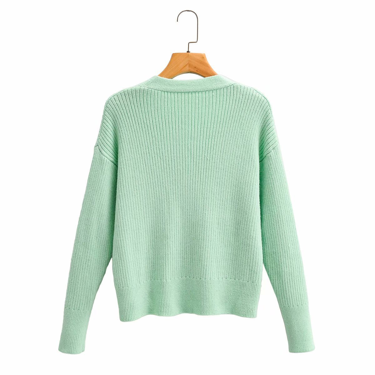 Round neck sweater women sweater