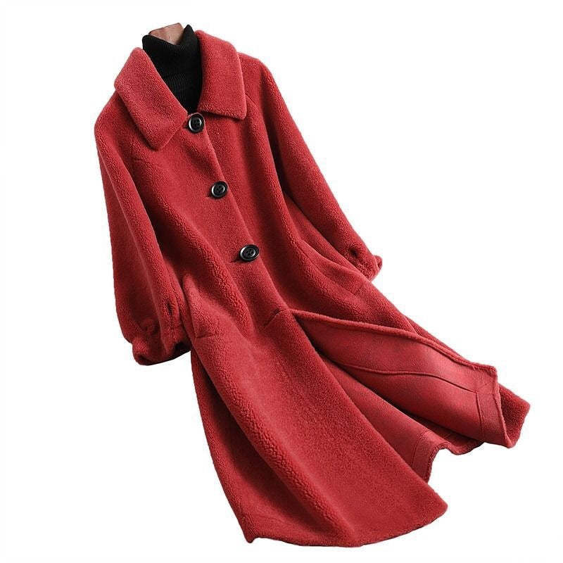 New style sheep shearing coat women