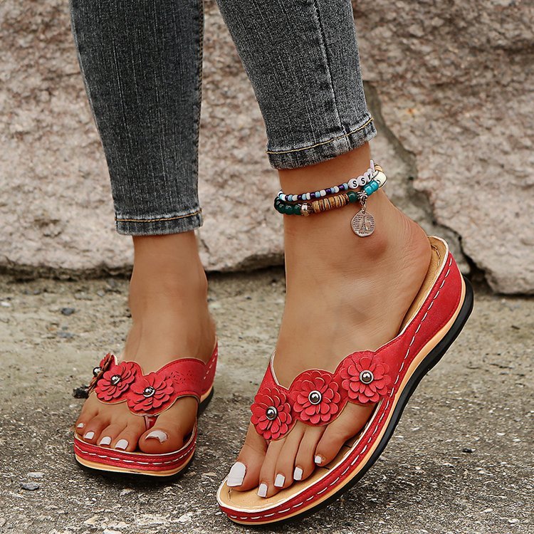 Flowers Sandals Women For  Summer