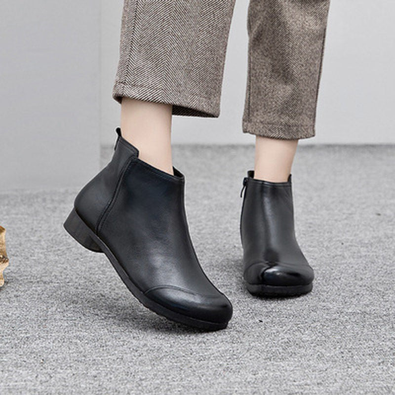 Ankle Boots For Women Fall Winter Low Heel Shoes