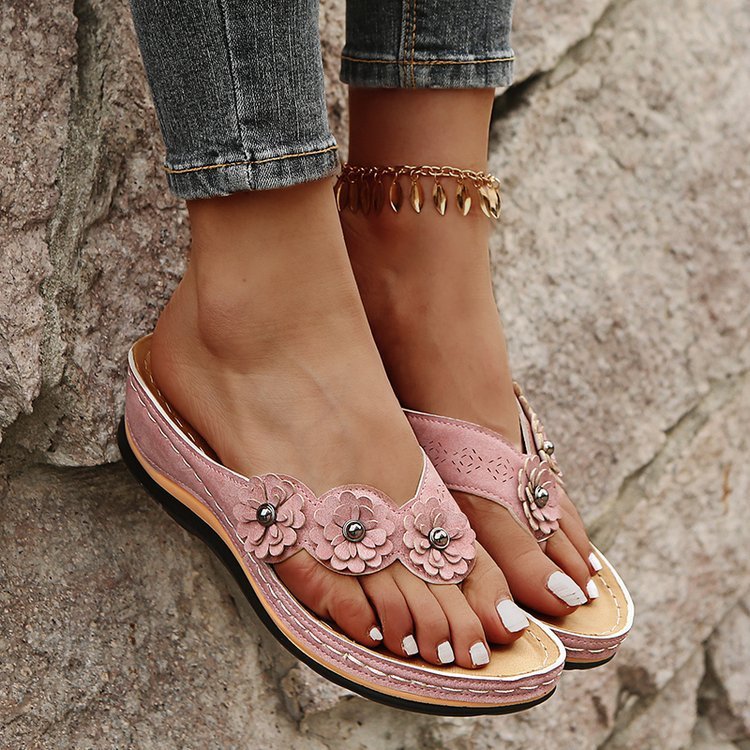 Flowers Sandals Women For  Summer